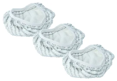 Produktbild von vhbw 3x Wischbezug kompatibel mit Rowenta Steam Power RY6553WH 4Q0, RY6535, RY6535WI 4Q0, RY6553, RY6537, RY6537WI 4Q0 Dampfreiniger - Mikrofaser Weiß