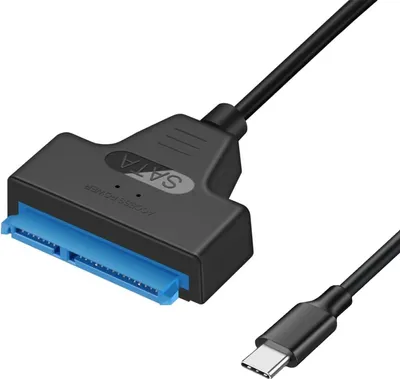 Obrázek produktu pro Adaptér USB-C na SATA pro 2,5" SSD/HDD, 7+15-pin, UASP, SATA III