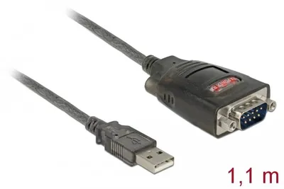 Image de Delock 64073 DELOCK Adapter USB 2.0 Typ-A > 1 x Seriell DB9 RS-232