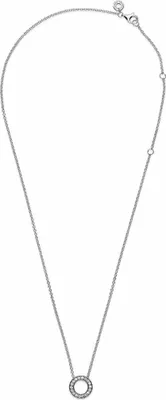 Produktbild von Pandora Logo Pavé-Kreis Collier 397436CZ-45 Damenhalskette