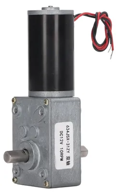 Getriebemotor DC 12V 10 U/min Doppelwelle selbsthemmend
