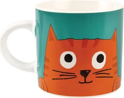 Produktbild von Becher mit roter Katze - Rex London