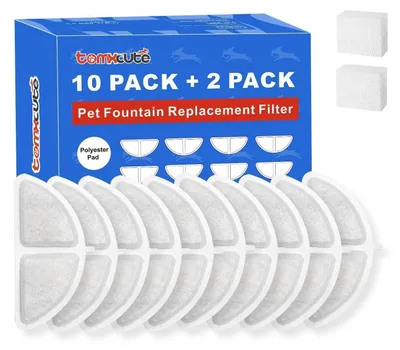 Obrázok produktu pre Náhradné filtre pre mačacie fontánky P9, 10 filtrov + 2 filtre (špongie)