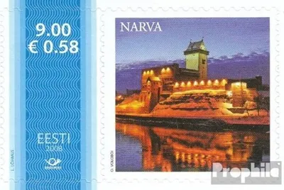 Produktbild von Briefmarken Estland 2008 Mi 617Zf mit Zierfeld (kompl.Ausg.) postfrisch Meine Marke