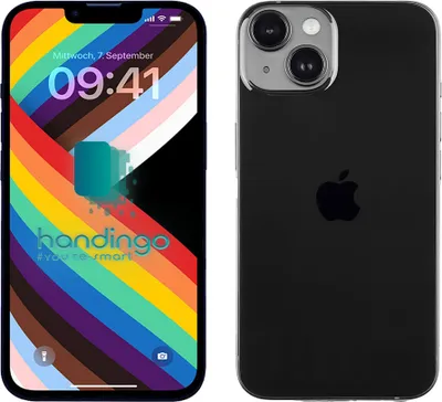 Produktbild von Apple iPhone 14, 15,5 cm (6.1"), 2532 x 1170 Pixel, 128 GB, 12 MP, iOS 16, Schwarz