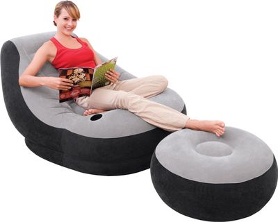 Fotel dmuchany + podnóżek 130 x 99 x 76 cm INTEX 68564