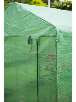 Image de Serre de jardin avec étagères 4 niveaux - cadre métal époxy 1,3 m²