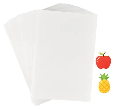 Schrumpffolien-Set, 50 Stück, A4, transparent, 20x29 cm, zum Basteln