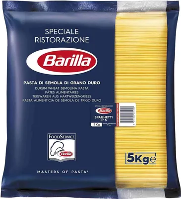 Produktbild von Barilla Spaghetti Nr. 5 Großpackung 5 kg.