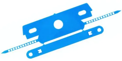 Produktbild von Abhefter + Deckschiene VE=100 Stück blau
