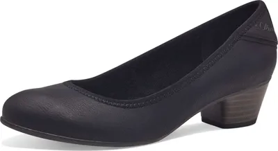 Produktbild von s.Oliver Damen Pumps sportlich Blockabsatz runde Form 5-22301-41, Größe:38 EU, Farbe:Schwarz