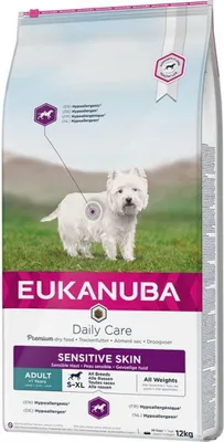 Produktbild von EUKANUBA Daily Care Trockenfutter für empfindliche Haut, 12-kg-Beutel