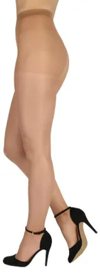 Obrázok produktu pre Bananalu jemné elastické hodvábne pančuchy dámske 20 den panty part panty 20 Naturale XXL / sada 3 ks