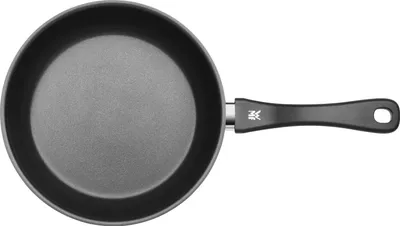 Produktbild von WMF Devil Stielpfanne mit Antihaftversiegelung, Rund, Allzweckpfanne, Schwarz, Edelstahl, Edelstahl, Keramik, Gas, Halogen, Induktion, 24 cm