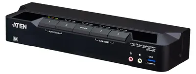 Produktbild von ATEN CS1944DPA 4-Port USB 3.0 8K DP KVM, DUAL View