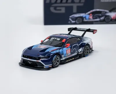 Immagine prodotto di Ford Mustang GT3 #65, Ford Multimatic Motorsports, 2024, 24 Ore di Daytona (IMSA) – Mini GT, scala 1:64