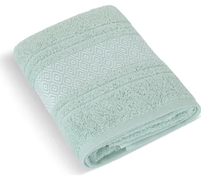 Produktbild von Frottierhandtuch Mosaik 70x140cm 550g mint