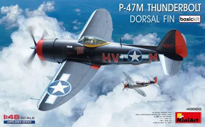 Produktbild von MINIART MA48060 P-47M Thunderbolt. Dorsal Fin - Basic Kit