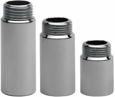 Obrázok produktu pre Chrómovaný mosadzný nadstavec 3/8" 15 mm