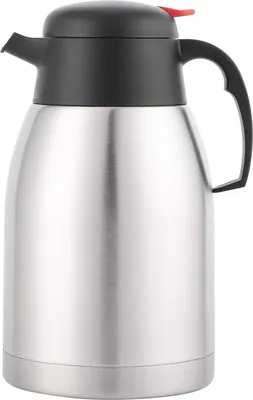 Produktbild von Thermoskanne Edelstahl, 1,5L Doppelwandige Isolierkanne, Vakuum-Kaffeekanne, Thermoskanne geeignet für Kaffee, Heißwasser, Tee, Getränke
