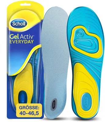 Image de Scholl 26167 2 Scholl Herren Einlegesohlen Gel Activ Everyday blau Größe 40-46,5