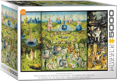 Immagine prodotto di Puzzle da 5000 pezzi - Hieronymus Bosch - Il giardino delle delizie