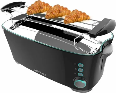 Produktbild von Cecotec Toaster Küchengeräte Toast Taste Extra Double B 1350 W Leistung Doppel Langrille Hohe Kapazität