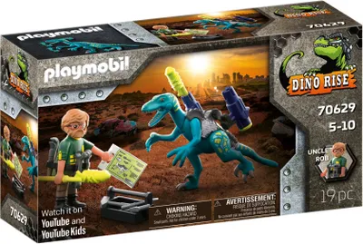 Produktbild von PLAYMOBIL Dino Rise 70629 Uncle Rob: Aufrüstung zum Kampf