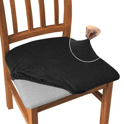 Imagen del producto de Juego de 4 fundas elásticas para sillas de comedor