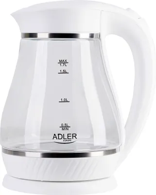 Produktbild von Adler AD 1274 Wasserkocher 1.7L, 2200W, Weiß