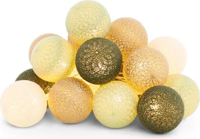 Productafbeelding van Baumwolle Ball Lights Buitenverlichting - Uitbreidingsset Rana - 20 lampen
