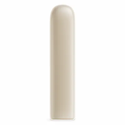 Immagine prodotto di Pannello di rivestimento ovale a parete in ecopelle WANDKISSEN testata del letto cuscino a parete Crema 20 cm x 60 cm