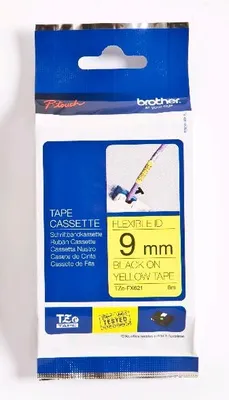 Immagine prodotto di Brother TZE-FX621 nastro per etichette Nero su giallo