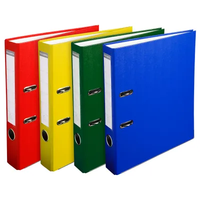 Produktbild von Exacompta 915400B 20er Pack Kunststoff-Ordner 5 cm schmal DIN A4 Kunststoffbezug