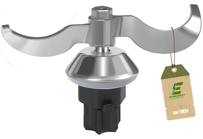 Knetmesser für Thermomix TM31, RVS Stahl, 1 Stück