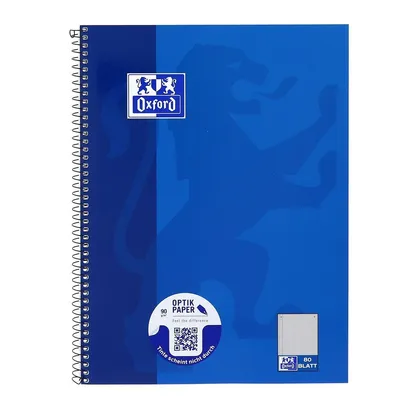 Obrázok produktu pre Oxford 100050358, Obrázok, Modrá, A4, 80 listy, 90 g/m², Štvorcový papier
