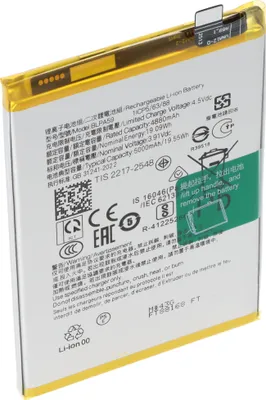 Zdjęcie produktu dla Bateria pasująca do OPPO Reno 12, litowo-polimerowa, 3,91 V, 5000 mAh, 19,55 Wh