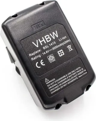 Produktbild von vhbw Akku Ersatz für Hitachi / Hikoki 329901, BSL 1415, 329877, 329083, BSL 1430 für Werkzeug (3000 mAh, Li-Ion, 14,4 V)