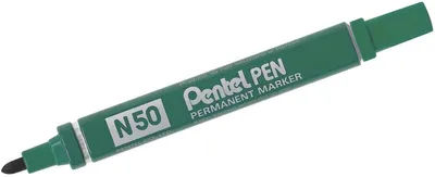 Image de Marqueur indélébile 2mm pointe ogive vert pack de 12