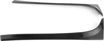 Image de Aileron arrière de voiture accessoire d'habillage d'aile latérale, convient pour MK7 MK7.5 2014-2018, noir brillant