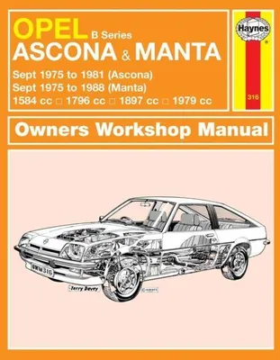 Produktbild von Opel Ascona & Manta (B-Serie) (Sept 75 - 88) Haynes Reparaturhandbuch