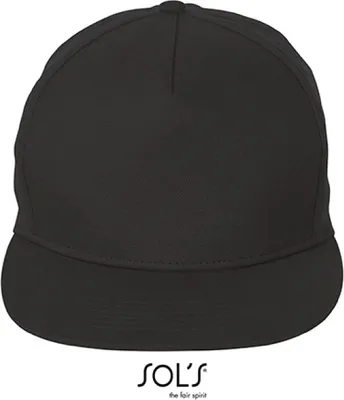 Produktbild von SOLs 01661 | Sonic Cap / Flacher Schirm - Farbe: Black - Größe: One Size