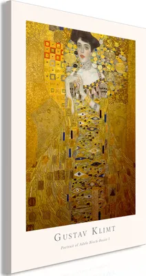 Produktbild von Italienischer Leinwand Leinwandbild - Gustav Klimt - Portrait of Adele Bloch (1 Part) Vertical 20x30 cm Menschen h-B-0153-b-a