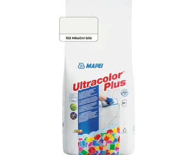 Obrázek produktu pro Spárovací hmota Mapei Ultracolor Plus 103 měsíční bílá, 2 kg