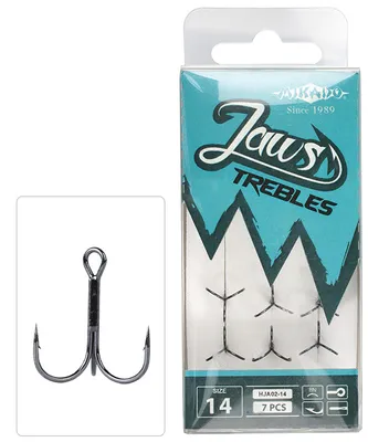 Immagine prodotto di Gancio Mikado Jaws Trebles ( misura 12 - misura 4 )