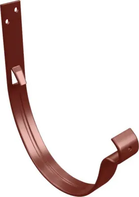 Produktbild von PRECIT Rinneneisen Stahl halbrund Oxidrot RAL 3009 NW 125 mm 80 mm