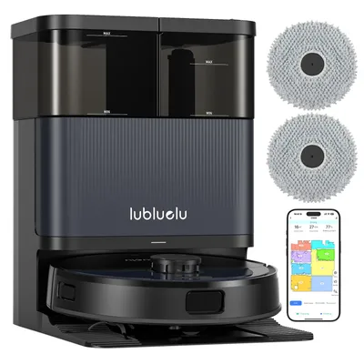 Produktbild von Lubluelu S1000 Staubsauger Roboter, 20kpa Saugkraft, Komplett Selbstreinigende Basis (Auto Entleeren/Waschen/Trocknen), 180 Min. Laufzei, LiDAR Naviga