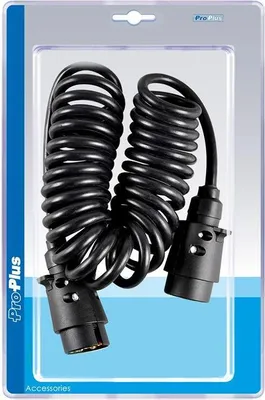 Produktbild von Spiralkabel 3M 2x 7-poliger Stecker PVC im Blister