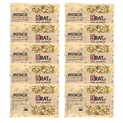 Produktbild von Geröstete, gesalzene Pistazien 10 x 50 g