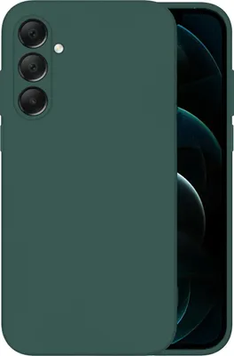 Produktbild von Hülle für Samsung Galaxy A13 5G mit 9H Displayglas Displayschutz Case Cover Bumper Smartphone Softgrip Schutzhülle Farbe: Grün